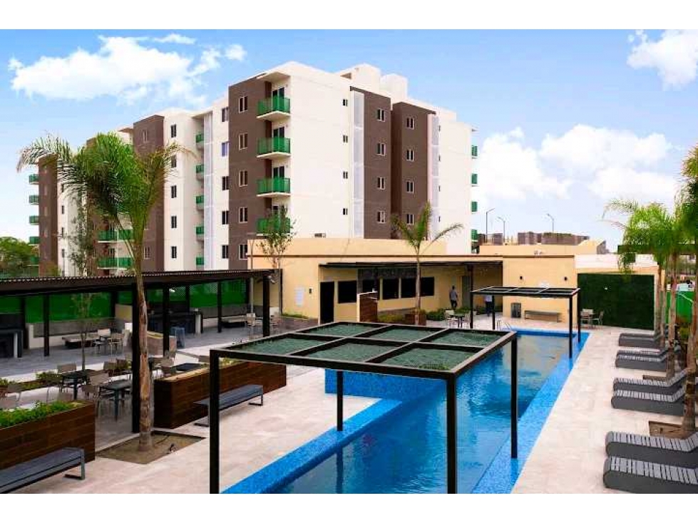 DEPTO EN RENTA EN EN SANTA FE LIVING GUADALUPE - 1