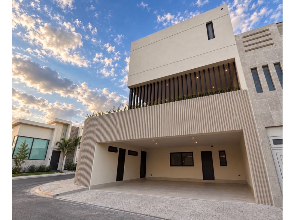 Residencia de Diseño Moderna en Esquina Cumbres Elite Premier - 3