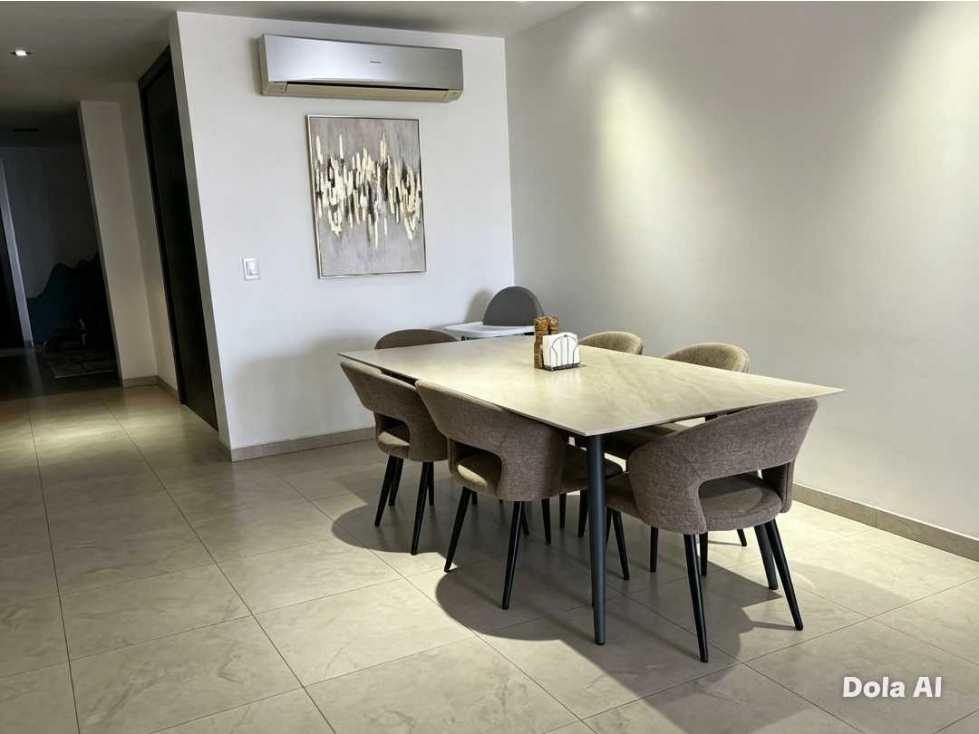 Samborondón, Departamento en renta amoblado, 150m2 3 dormitorios - 5