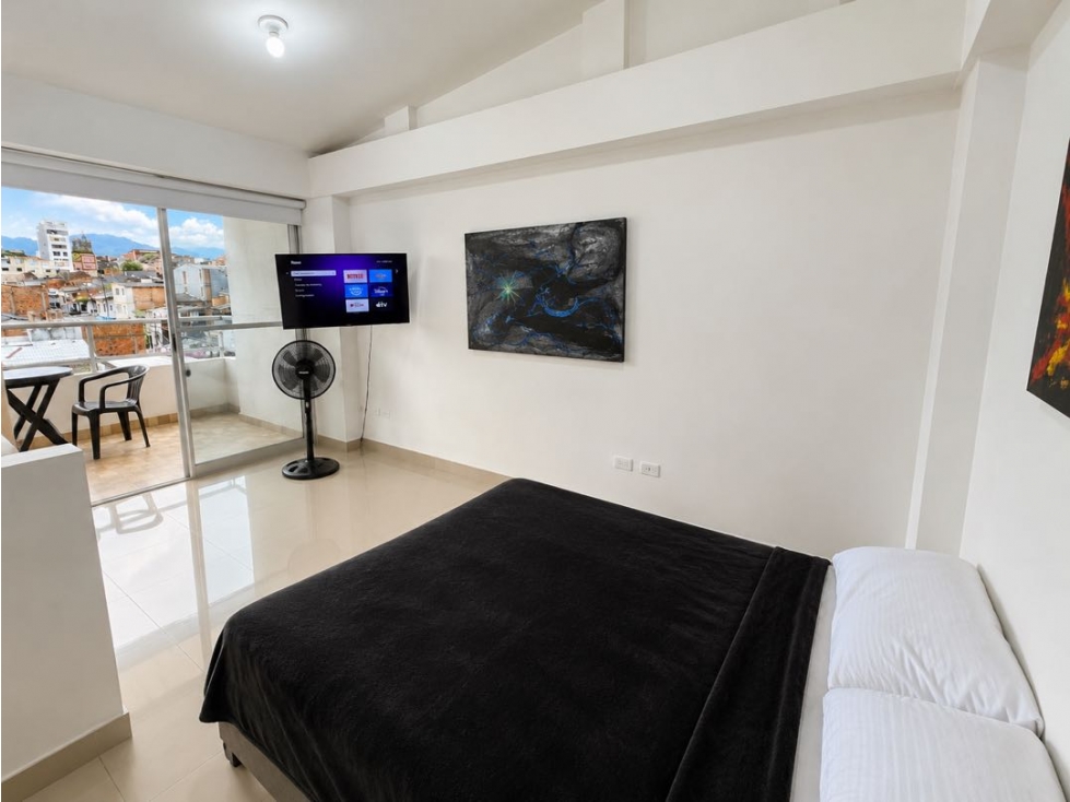 SE ALQUILA APARTAMENTO AMOBLADO DE 2 HABITACIONES ,Centro Pereira