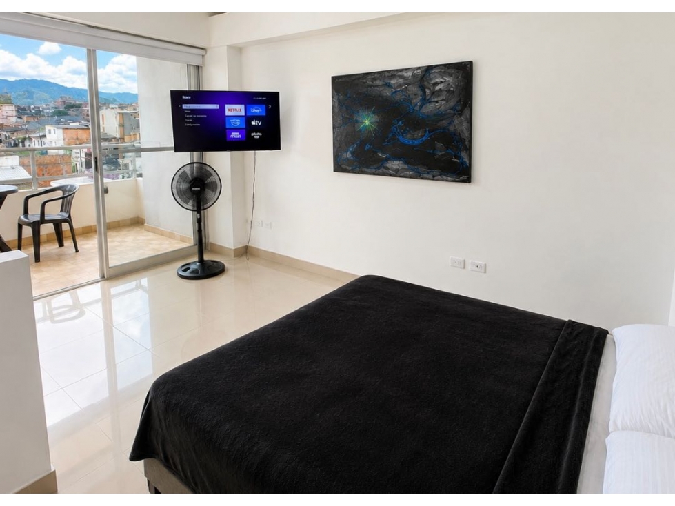 SE ALQUILA APARTAMENTO AMOBLADO DE 2 HABITACIONES ,Centro Pereira — foto 2