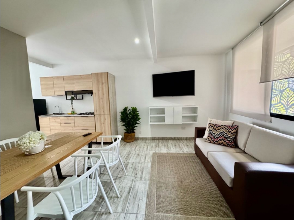 Se alquila apartamento amoblado en El Peñón, oeste