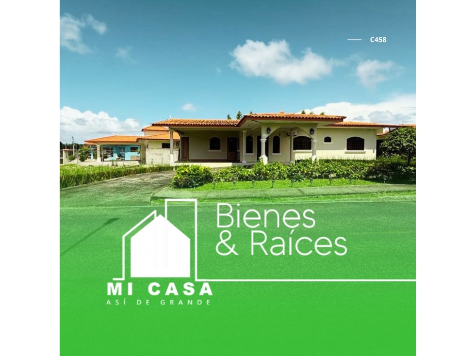 SE ALQUILA CASA EN RESIDENCIAL PRADERA MONTE VERDE, PENONOMÉ C458 - 1