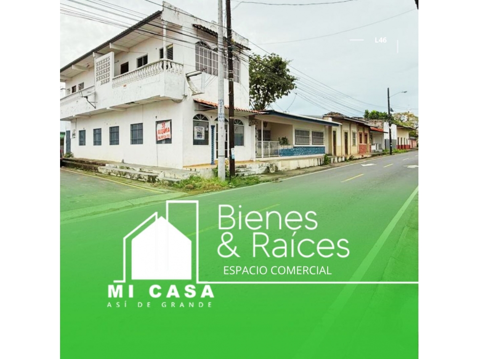 SE ALQUILA LOCAL COMERCIAL EN LA CENTRAL PENONOMÉ CODIGO L46 - 1