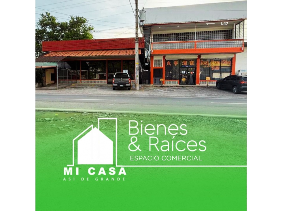 SE ALQUILA LOCAL EN CALLE HÉCTOR BERMÚDEZ L47 - 1