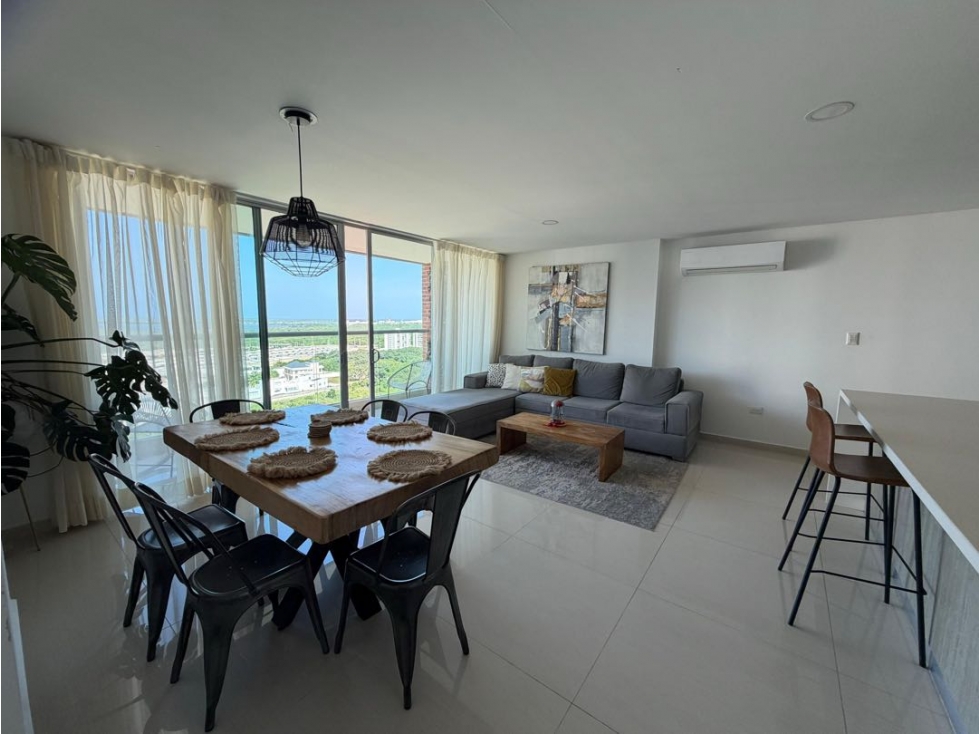Se arrienda 140mts2 edif delamar villa campestre