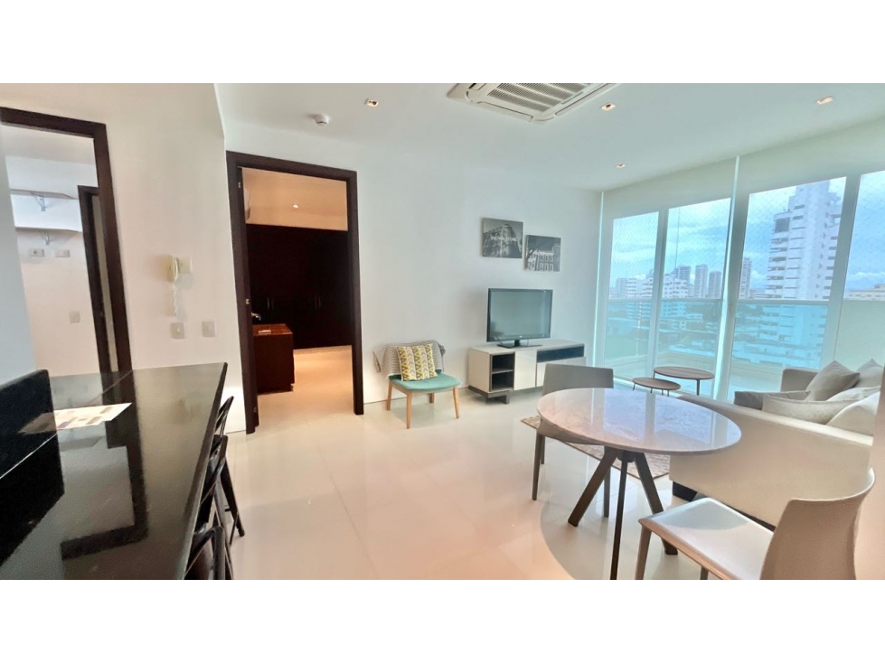 SE ARRIENDA APARTAMENTO AMOBLADO EN CASTILLOGRANDE 2 ALCOBAS — foto 3