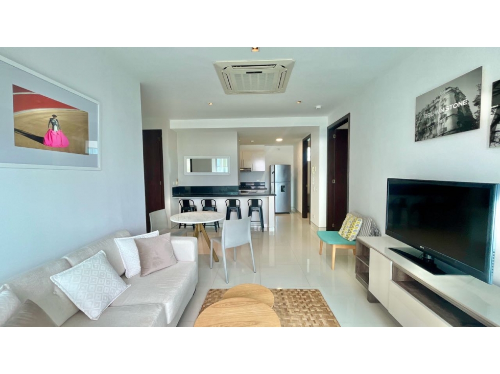 SE ARRIENDA APARTAMENTO AMOBLADO EN CASTILLOGRANDE 2 ALCOBAS — foto 4