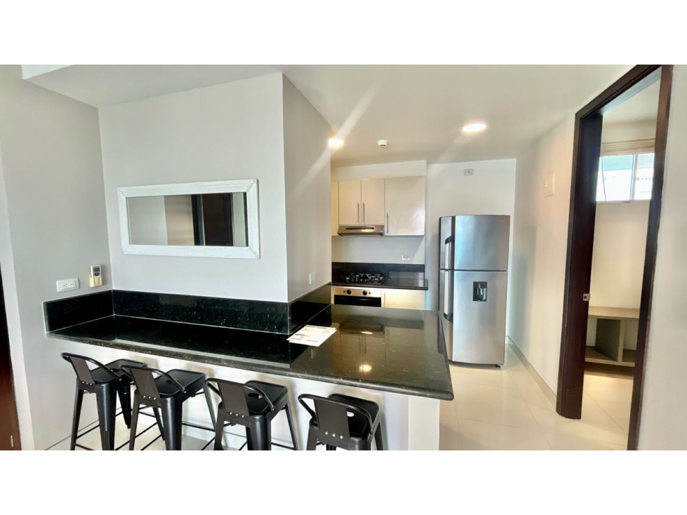 SE ARRIENDA APARTAMENTO AMOBLADO EN CASTILLOGRANDE 2 ALCOBAS — foto 6