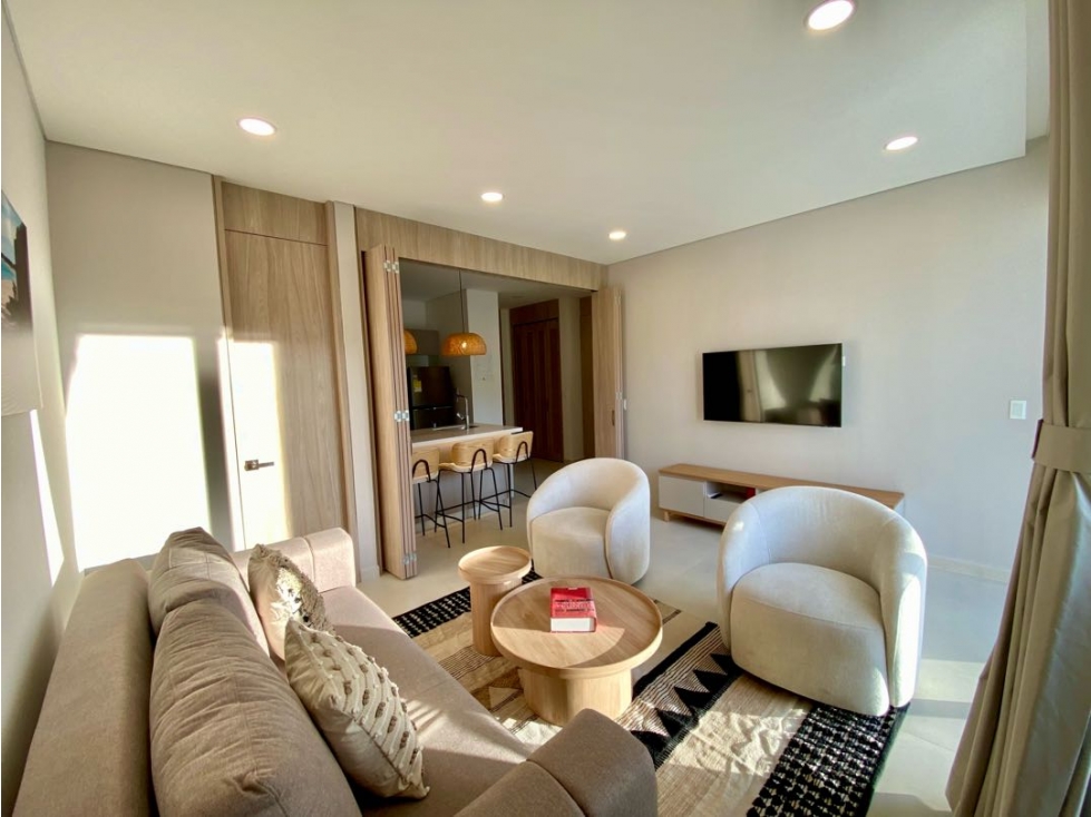 SE ARRIENDA APARTAMENTO AMOBLADO EN SANTA MARTA RENTA CORTA