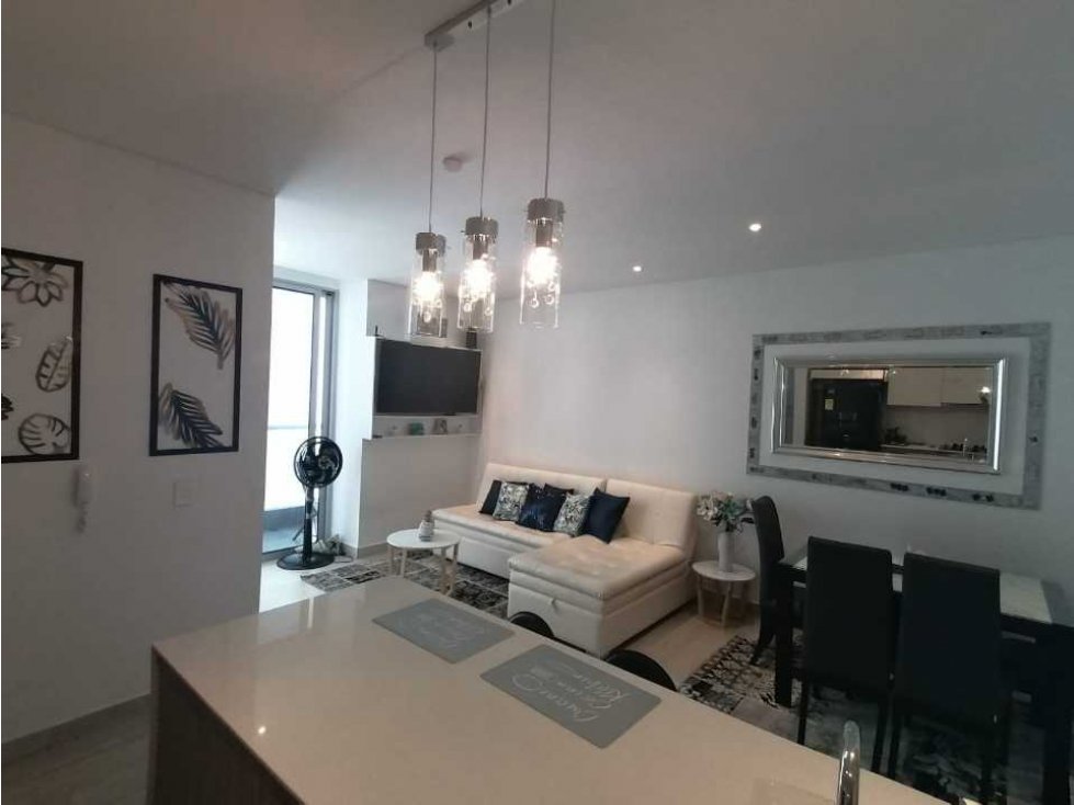 ARRIENDO APARTAMENTO AMOBLADO EN SANTA MARTA SECTOR PLAYA SALGUERO