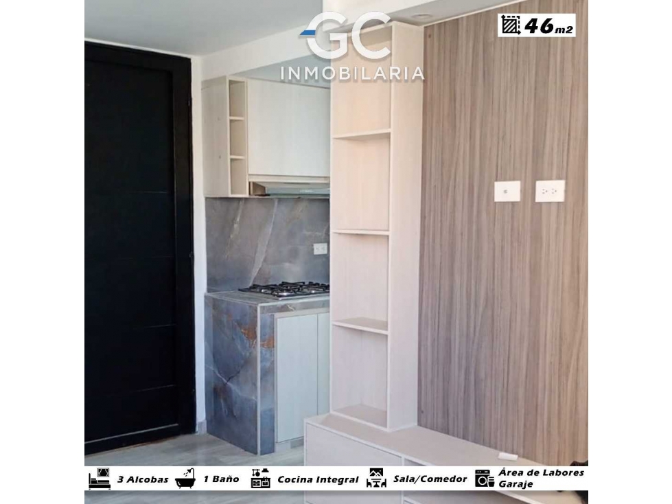 Se arrienda apartamento piso 3 parques del trébol - 3