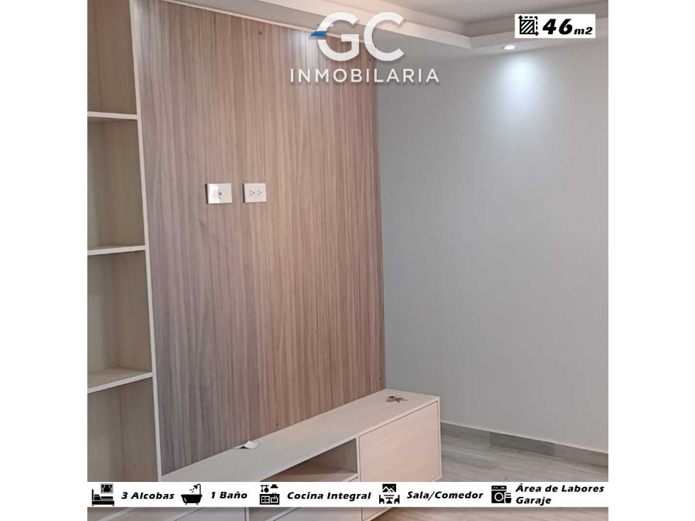 Se arrienda apartamento piso 3 parques del trébol - 5