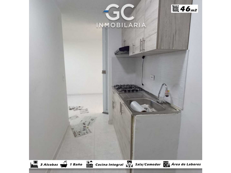 Se arrienda apartamento Piso 2- Villas del portal 3 — foto 3