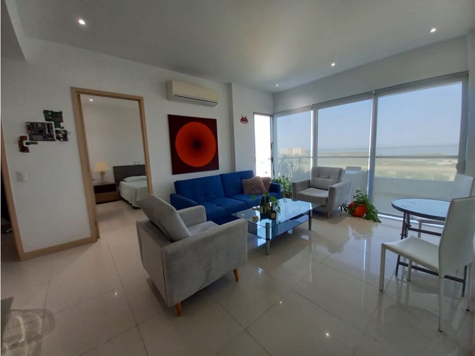 AMOBLADO APTO 2 ALCOBAS, BARRIO CRESPO, CONDOMINIO BEACH CLUB — foto 5