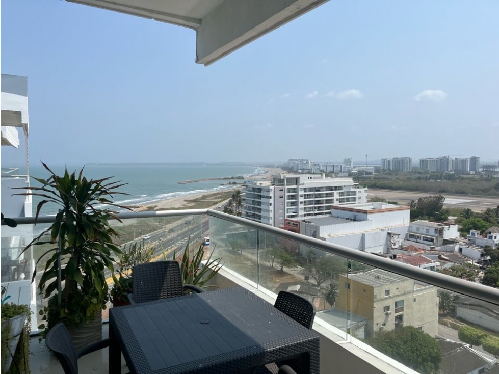 AMOBLADO APTO 2 ALCOBAS, BARRIO CRESPO, CONDOMINIO BEACH CLUB