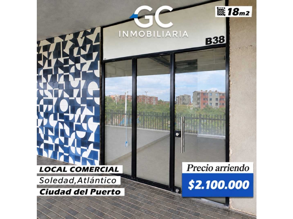 Se arrienda local comercial Ciudad del puerto mall - 1