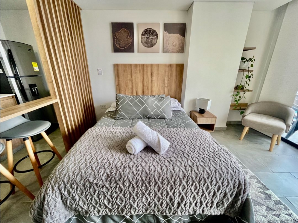 SE RENTA APARTAESTUDIO AMOBLADO - ESTOCOLMO- SECTOR PORTAL DEL Q — foto 4