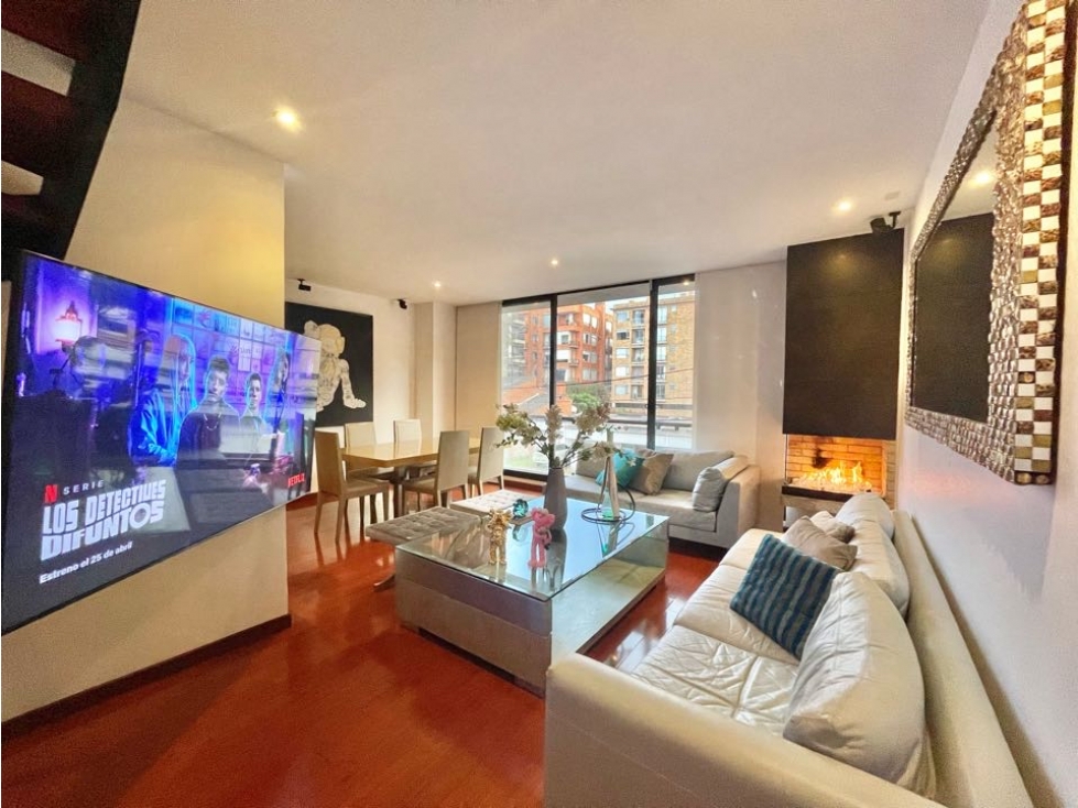 Se renta duplex amoblado en chico Navarra