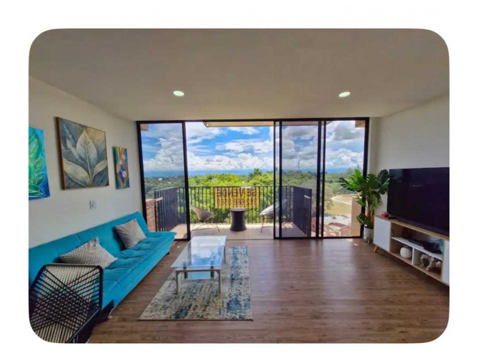 SE RENTA ESPECTACULAR APARTAMENTO AMOBLADO EN CERRITOS, PEREIRA