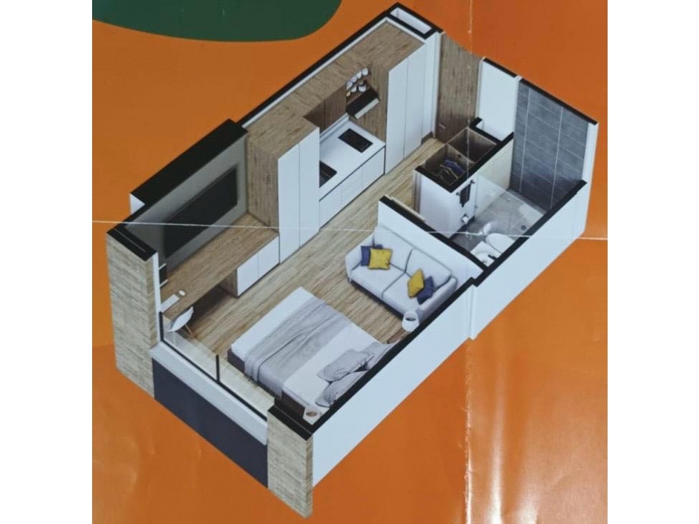 SE VENDE APARTAESTUDIO EN CHICO NORTE.P — foto 2