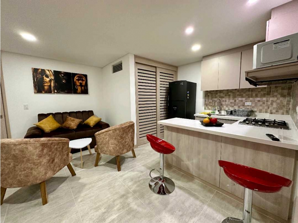 Se vende apartaestudio amoblado en el norte de Armenia, Quindío.