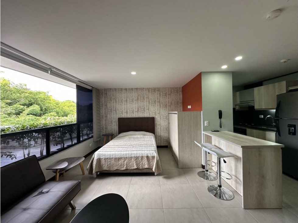 SE VENDE APARTAESTUDIO LOFT AMOBLADO EN LA CASTELLANA ARMENIA — foto 2