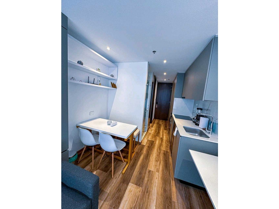 SE VENDE APARTAMENTO AMOBLADO EN CHICO NORTE 28M2