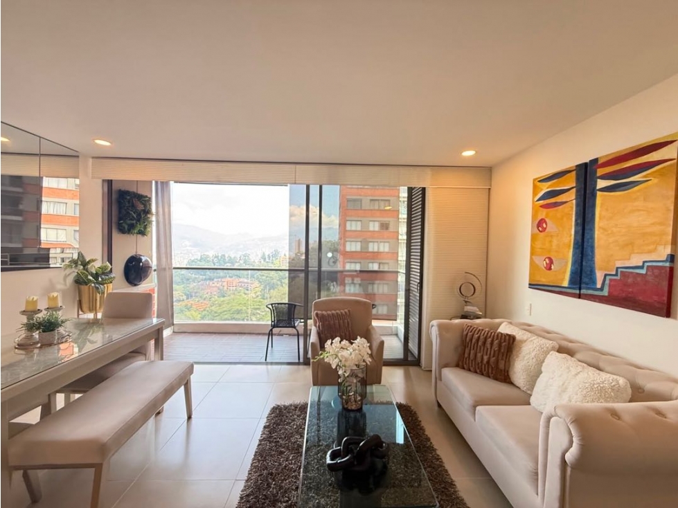 Se vende y/o arriendo apartamento amoblado en Altos del Poblado