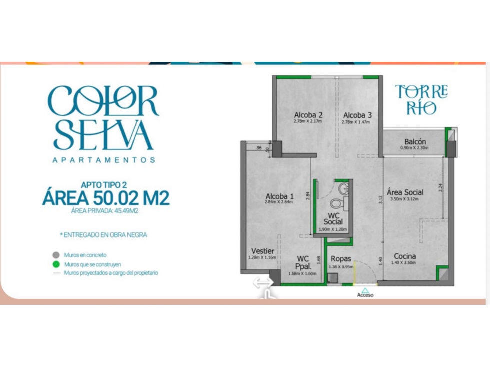 Se vende apartamento cesión derechos en Sabaneta María auxiliadora — foto 2