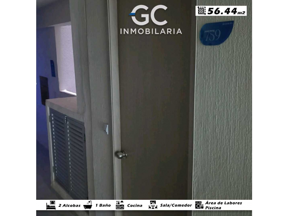 Se vende apartamento Ciudad mallorquin - Aquanova - Barranquilla — foto 2