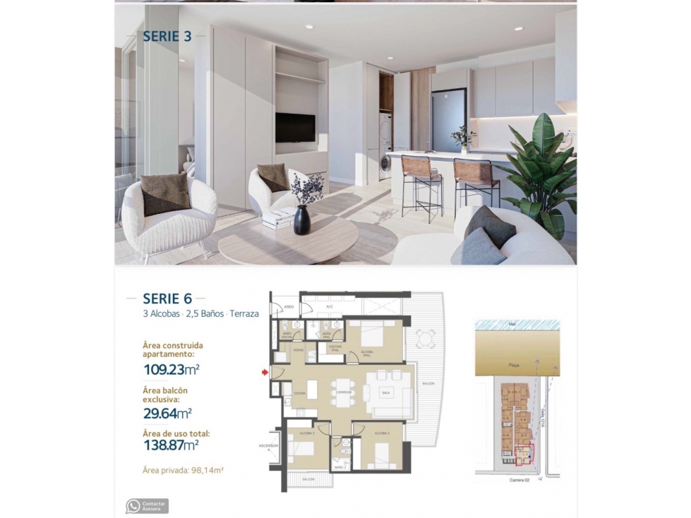 Se vende apartamento en Bello Horizonte, Santa Marta — foto 3