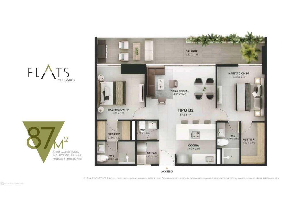 SE VENDE APARTAMENTO EN EL POBLADO PARA ESTRENAR — foto 3