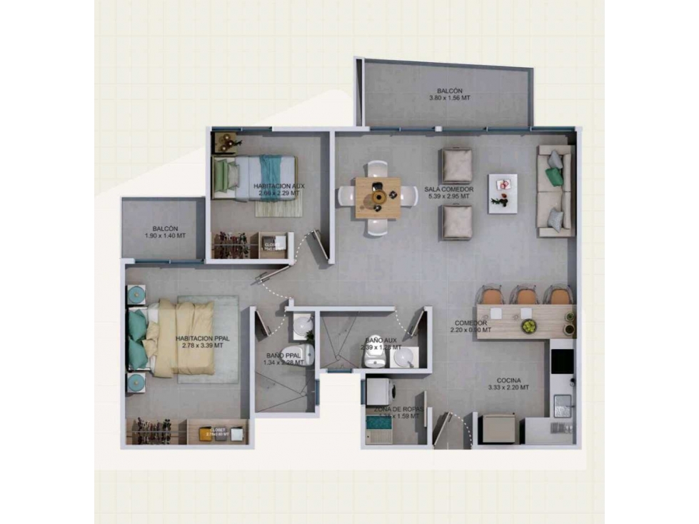Se vende apartamento en puerto espejo, Armenia Q. — foto 5