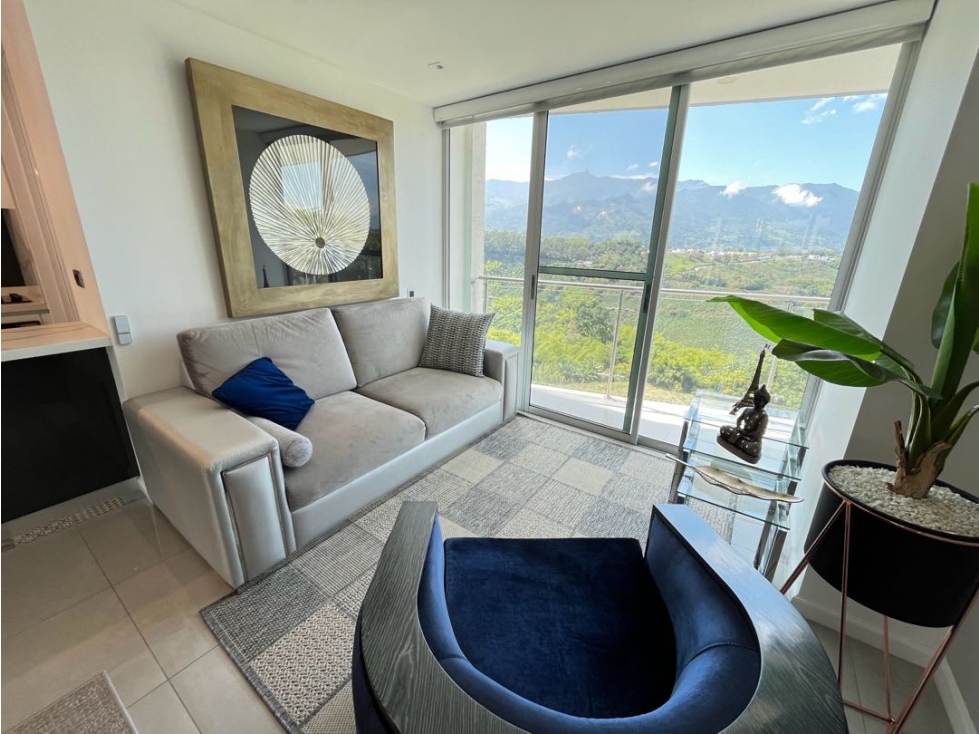 SE VENDE HERMOSO APARTAMENTO CON ESPECTACULAR VISTA . AV CENTENARIO — foto 2