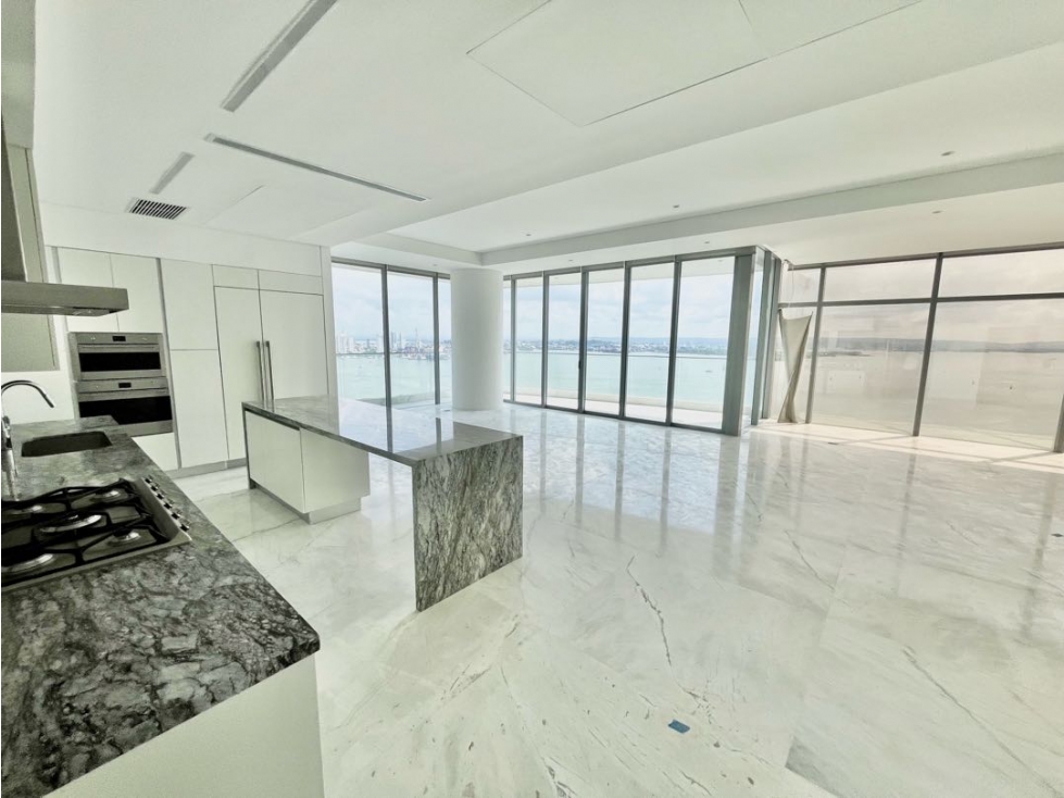SE VENDE APTO EL BOCAGRANDE EDIFICIO ALLURE FRENTE A LA BAHIA — foto 3