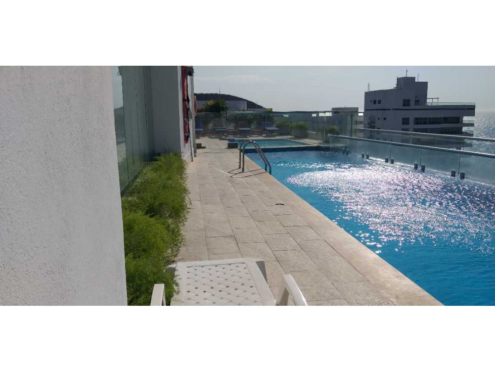 ARRIENDO APARTAMENTO AMOBLADO EN SANTA MARTA SECTOR PLAYA SALGUERO