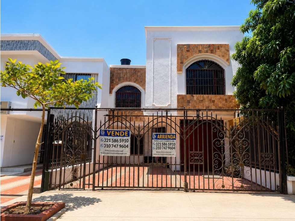 Se vende casa comercial en Alcazares