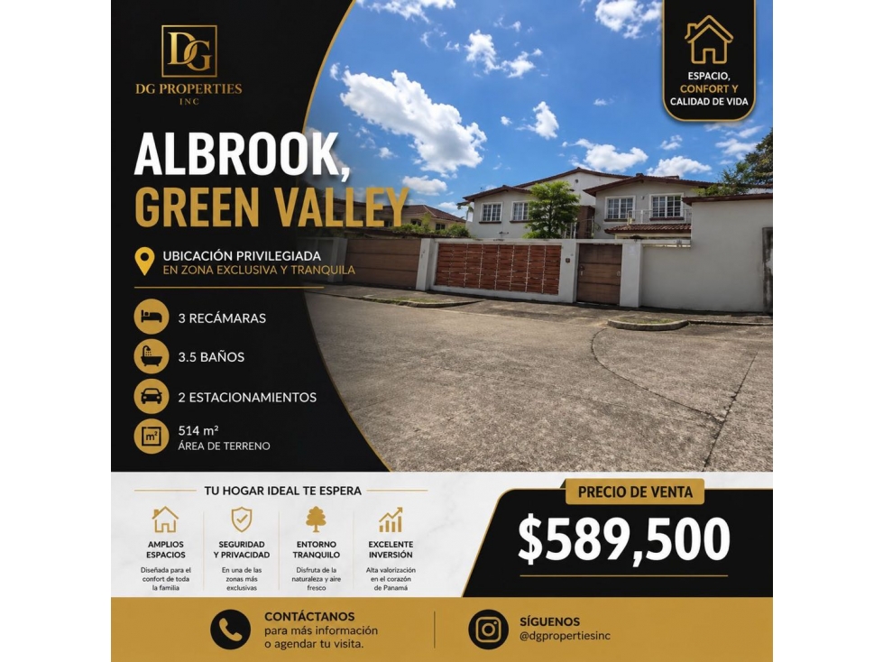 SE VENDE CASA EN GREEN VALEY EN ALBROOK $589,500