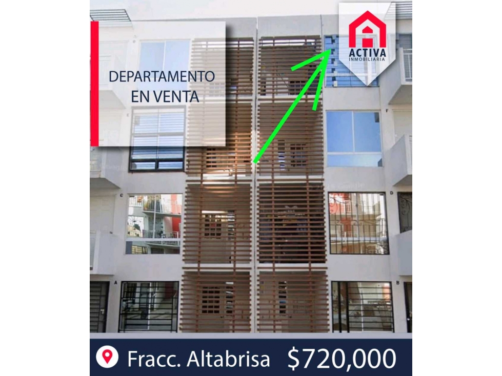 Se Vende Departamento en Zapopan, Fracc. Altabrisa - 1