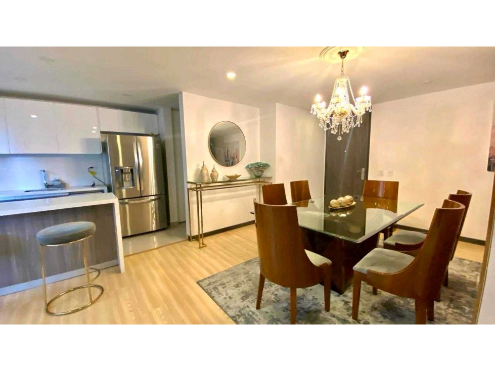 SE VENDE ESPECTACULAR APARTAMENTO AMOBLADO EN USAQUEN, BOGOTA