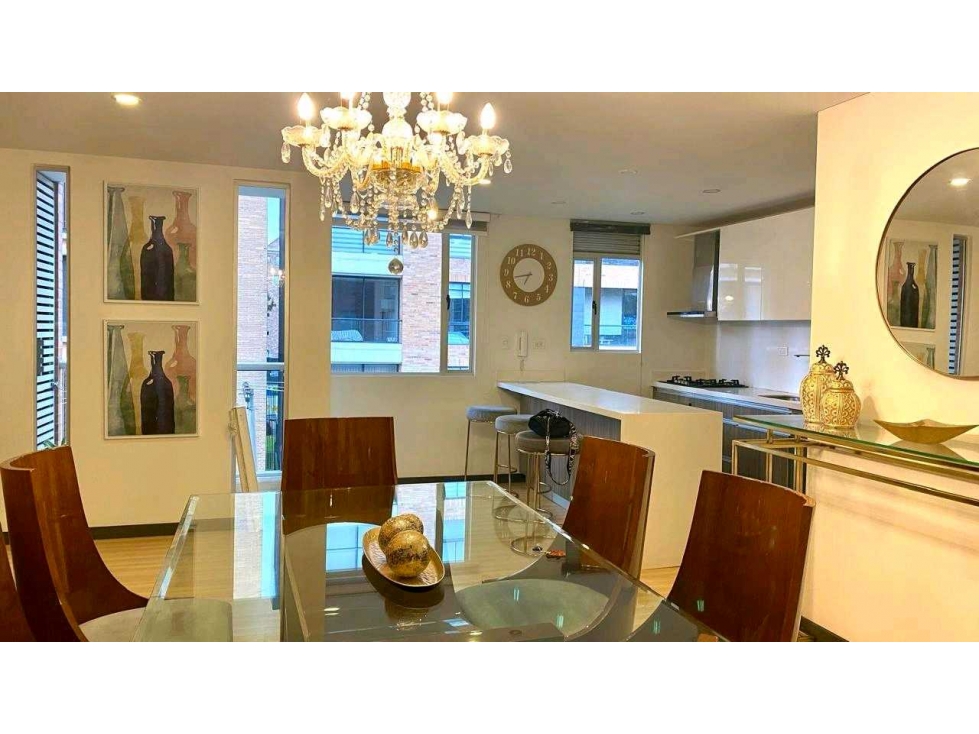 SE VENDE ESPECTACULAR APARTAMENTO AMOBLADO EN USAQUEN, BOGOTA — foto 2