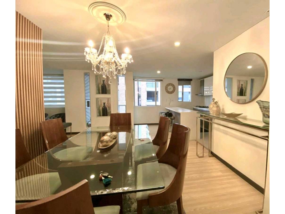 SE VENDE ESPECTACULAR APARTAMENTO AMOBLADO EN USAQUEN, BOGOTA — foto 3