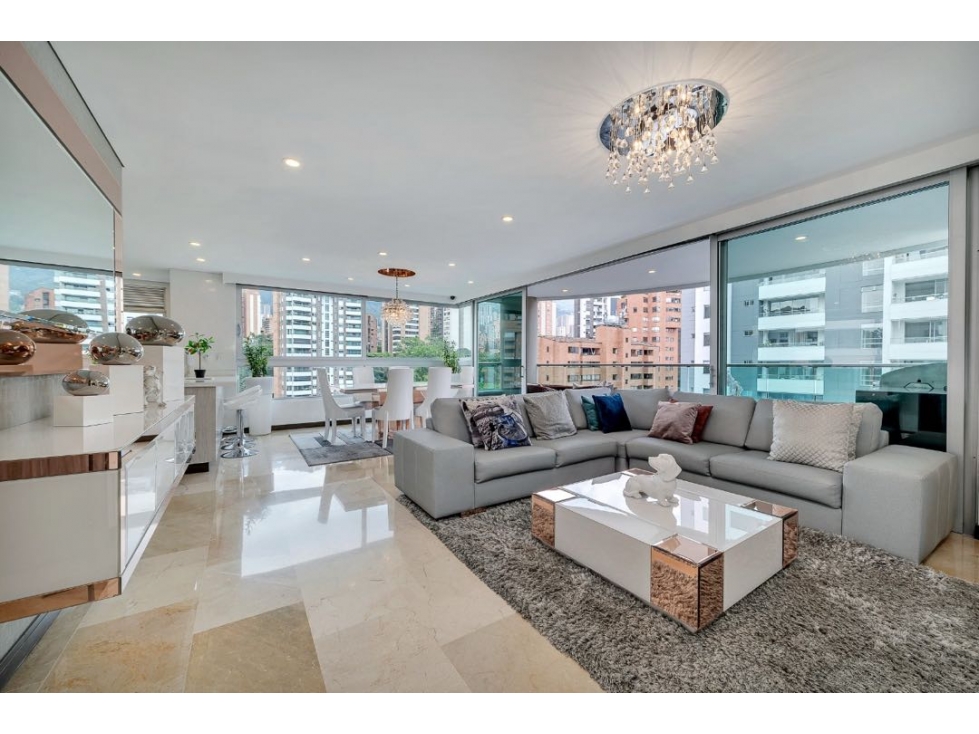 SE VENDE EXCLUSIVO APARTAMENTO AMOBLADO EN EL POBLADO CASTROPOL — foto 3