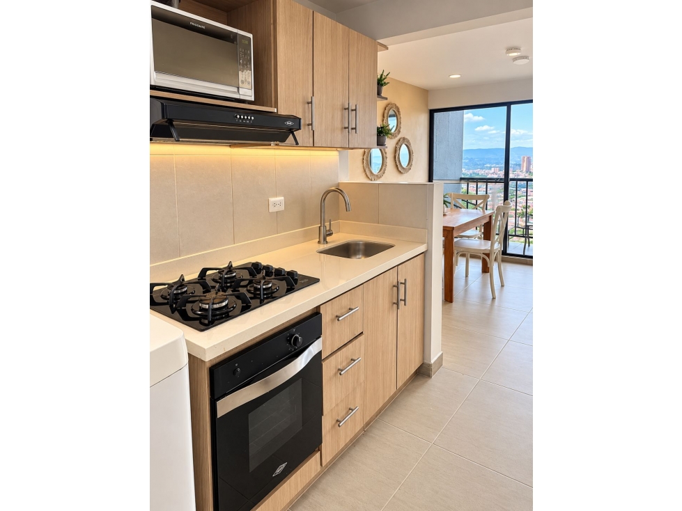 Se vende hermoso apartamento con doble balcón en unidad residencial - 3