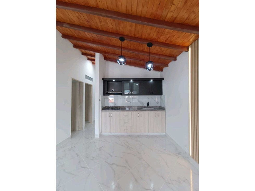 Se vende hermoso apto en cabañas bello 3 piso ganga de techo