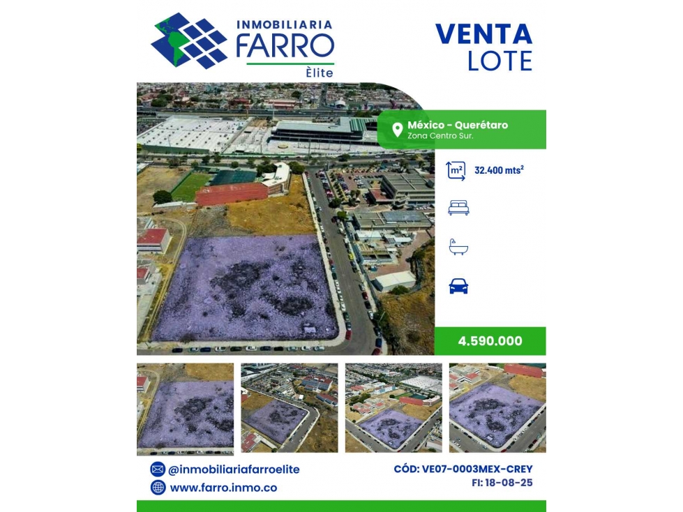SE VENDE LOTE DE TERRENO VE07-0003MEX-CREY - 2