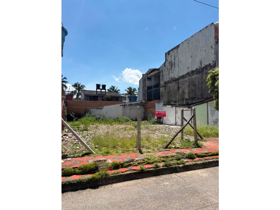 SE VENDE LOTE EN EL CENTRO DE YOPAL EXCELENTE UBICACIÓN