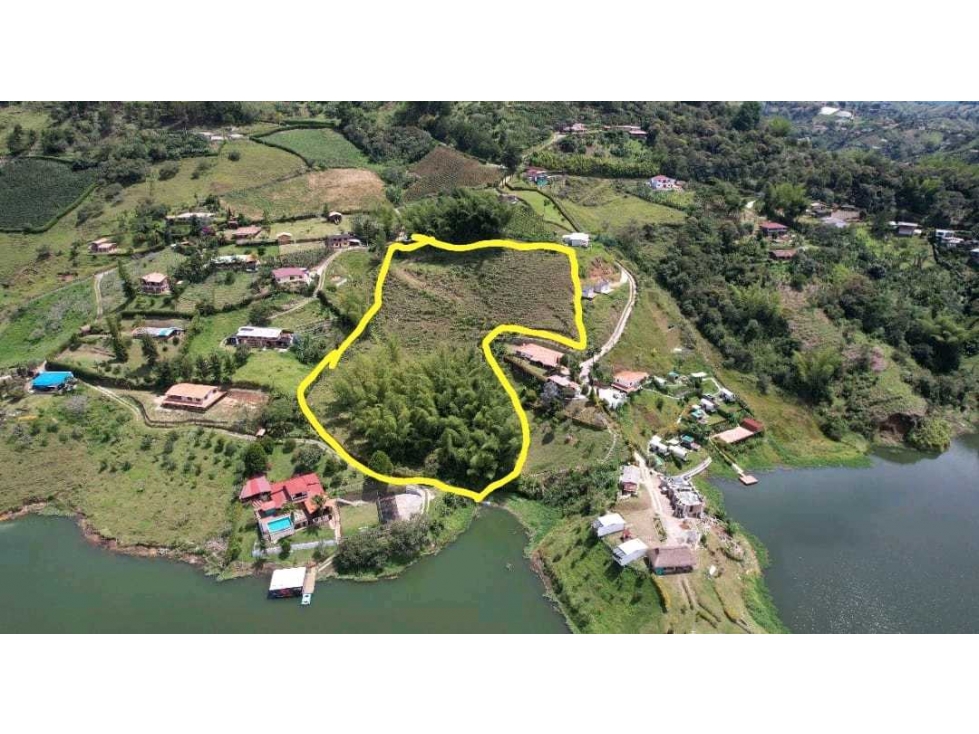 Lote en venta El peñol -Guatape
