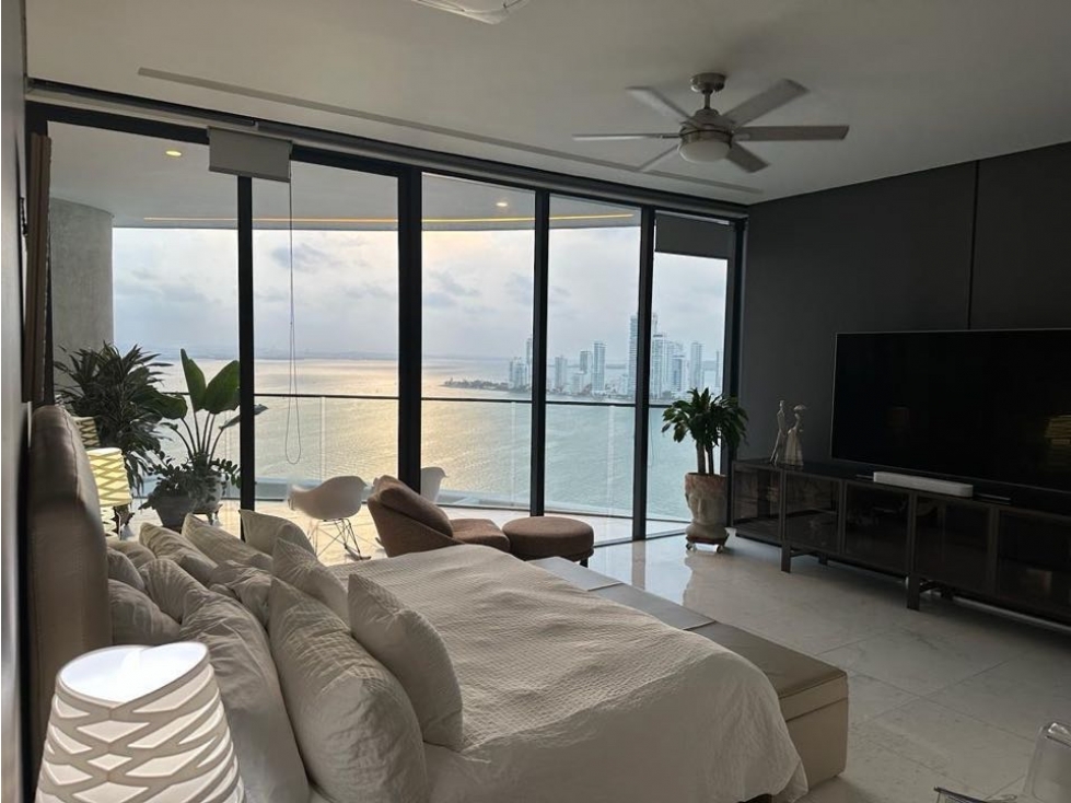 Se vende o renta Apartamento en Bocagrande ! Vista directa a bahía — foto 4